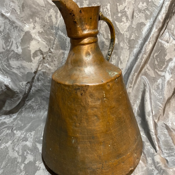 Vintage Copper & Brass Pitcher - Picture 8 of 8